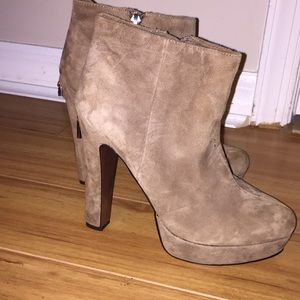 NEW. Suede Booties